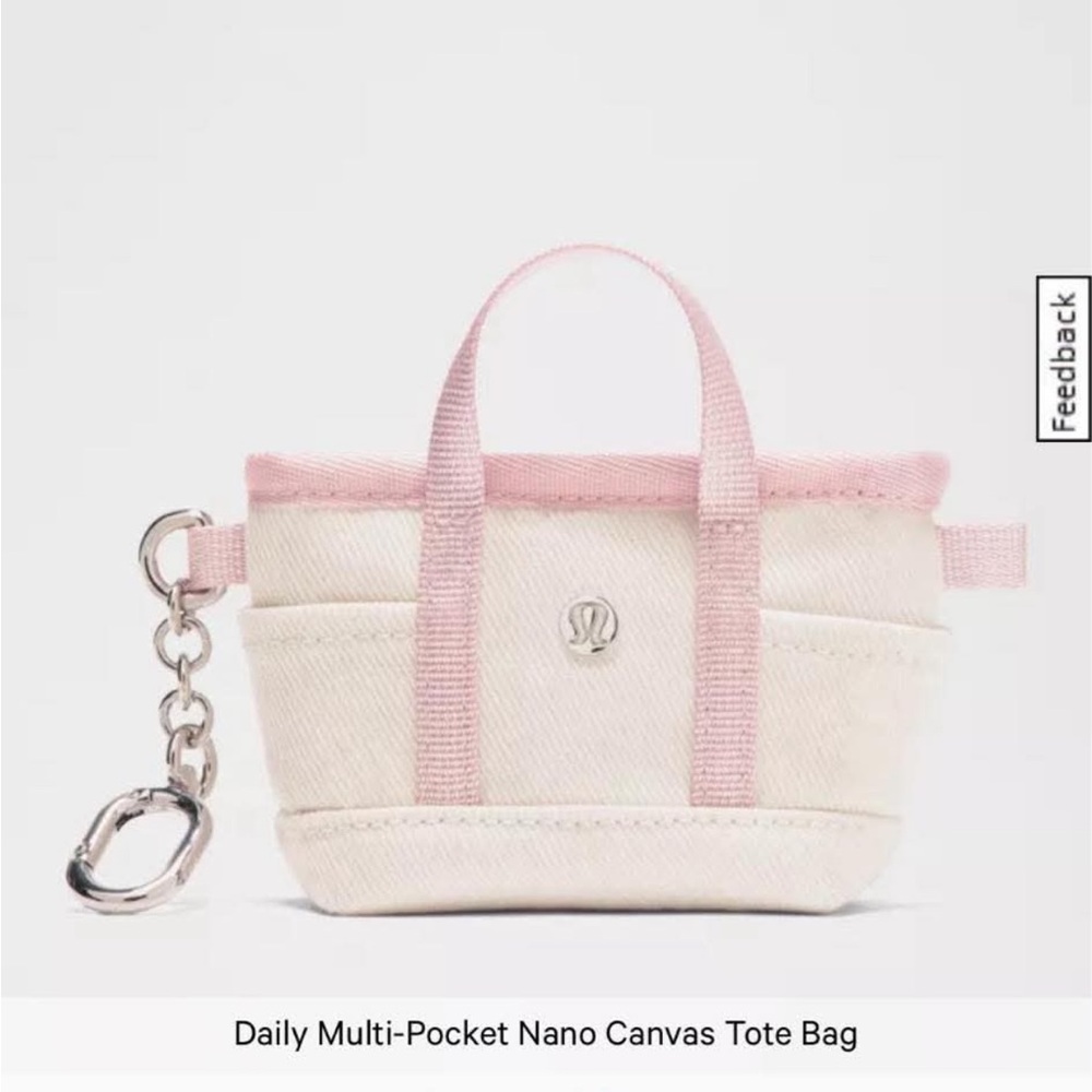 Lululemon Daily Multi-Pocket Nano Canvas Tote Bag